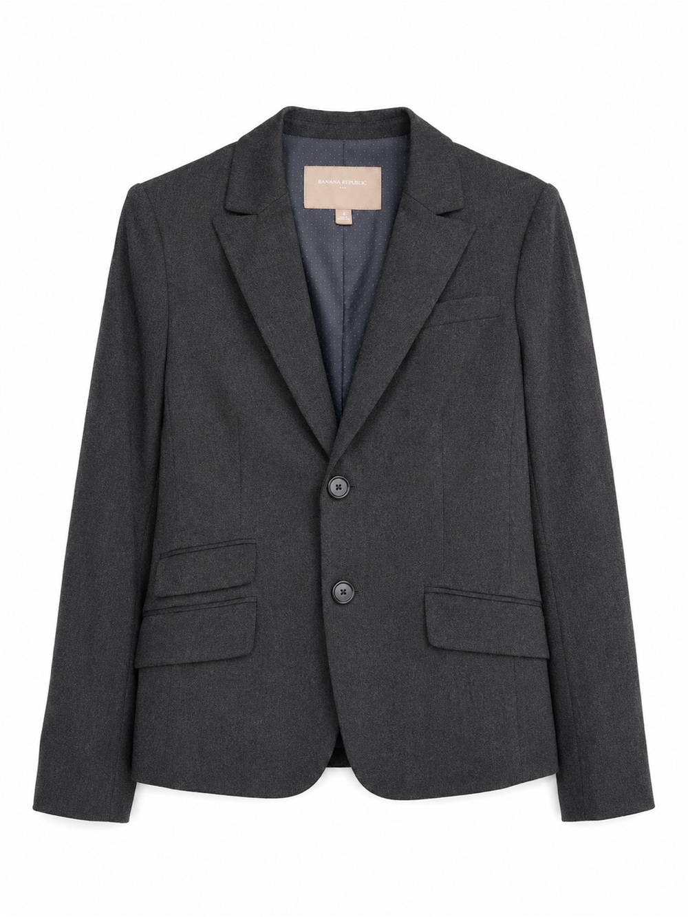 Banana Republic Charcoal Gray Blazer
